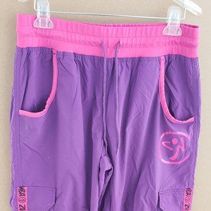 Zumba purple and pink cargo pants